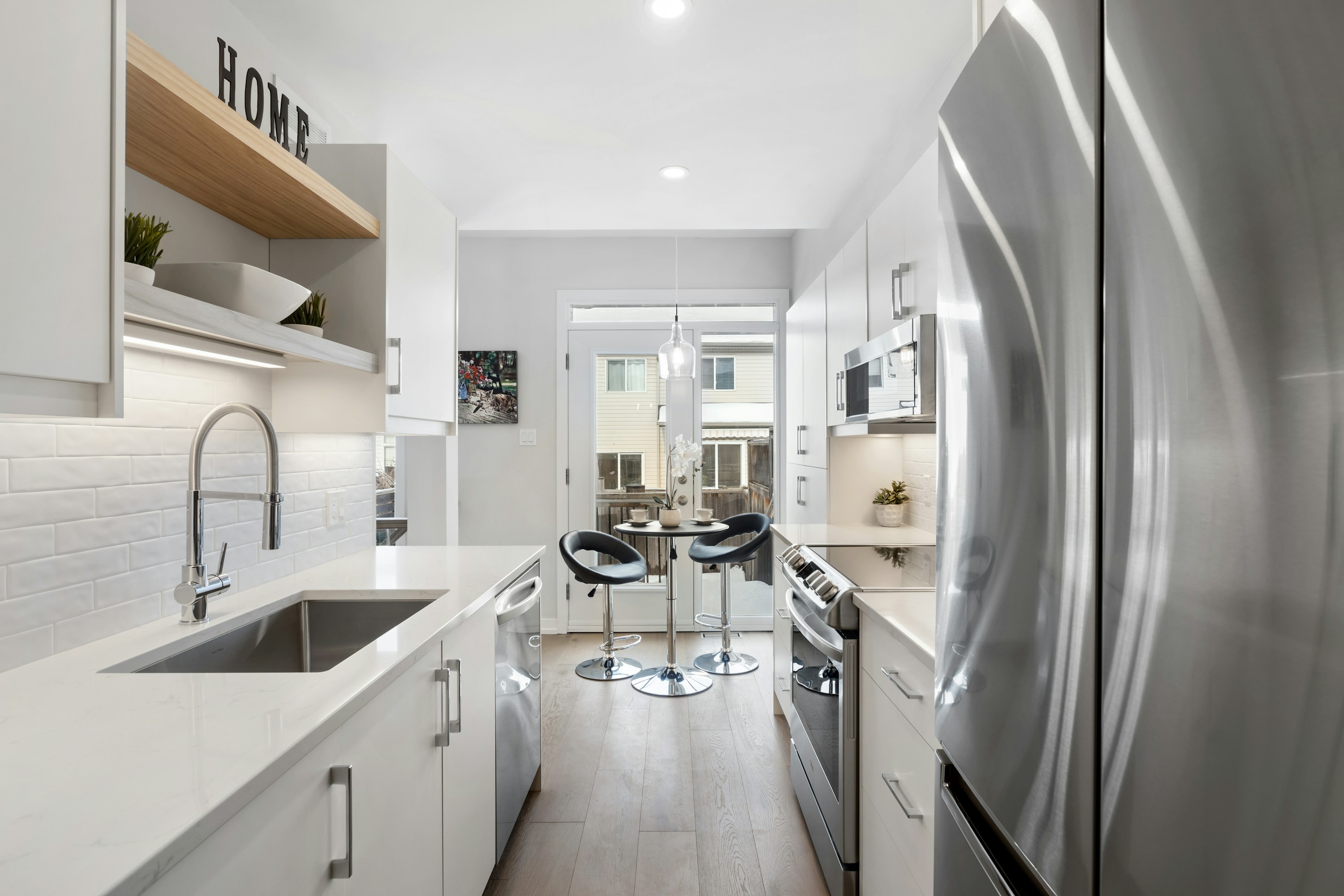 A modern kitchen; illustrative service photograph